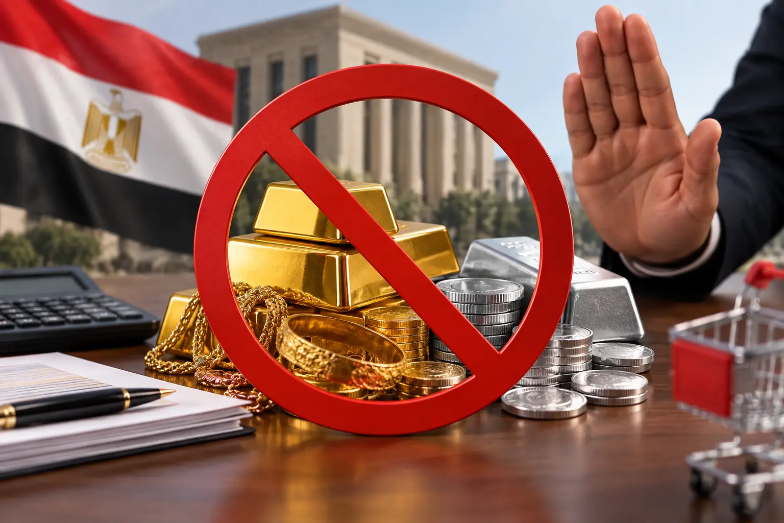 الرقابة المالية في مصر تحظر على شركات التمويل الاستهلاكي التعامل في الذهب والفضة