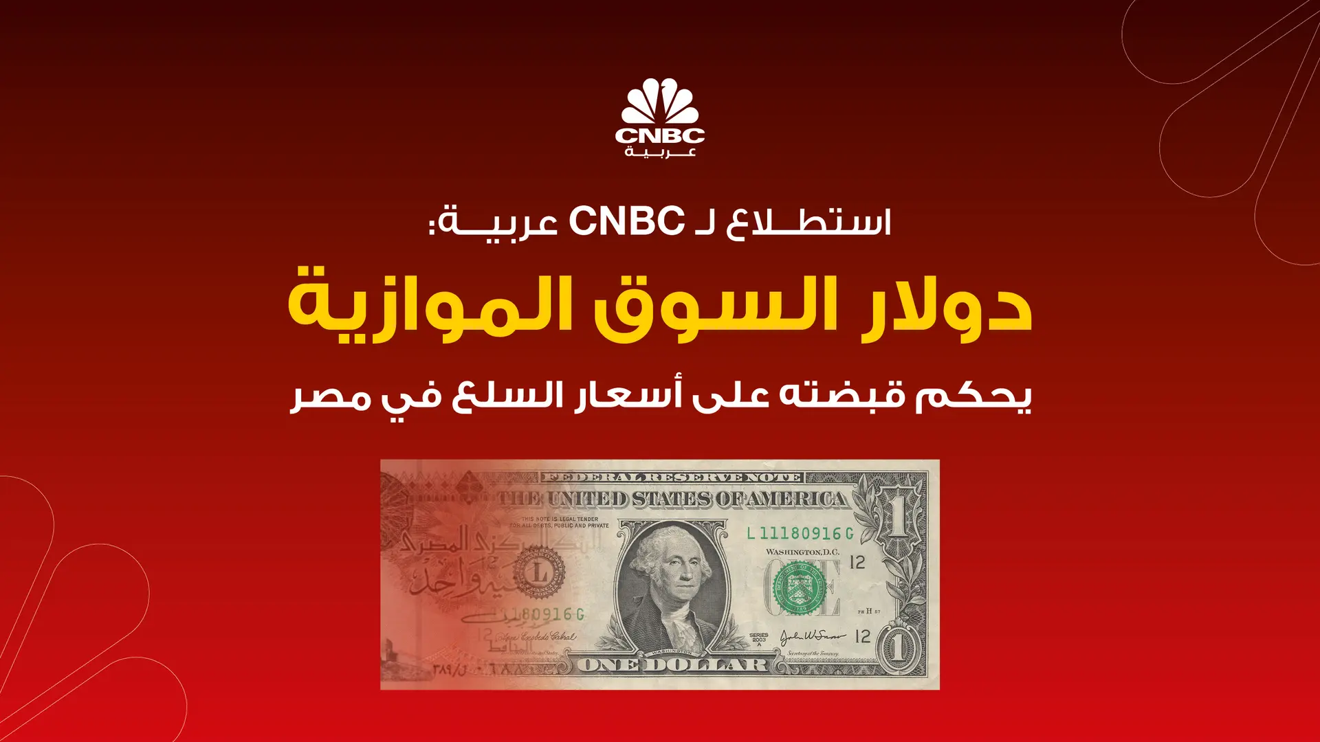 استطلاع لـ CNBC عربية: دولار السوق الموازية يحكم قبضته على أسعار السلع في مصر